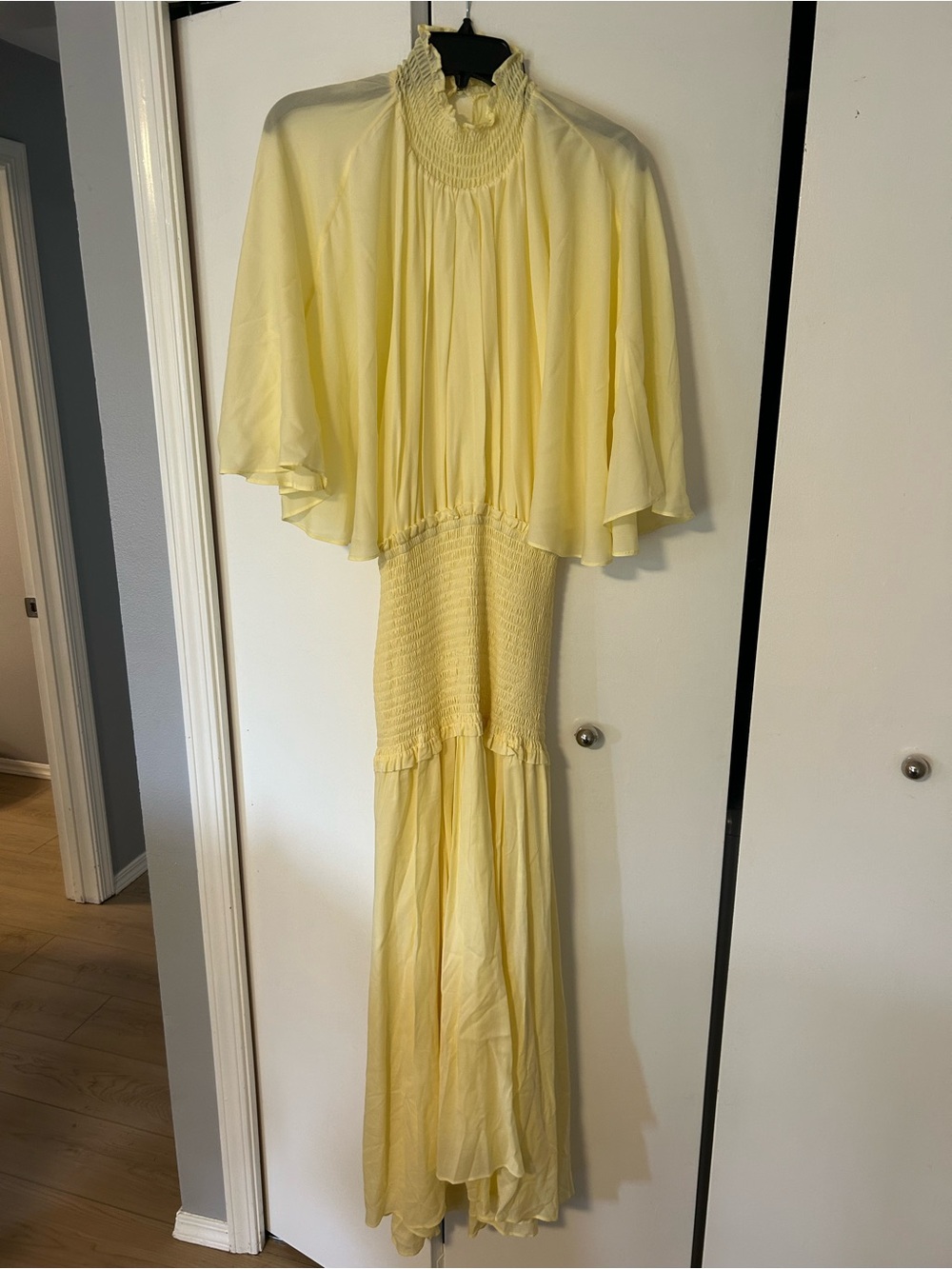 Banana Republic Stretch Crepe Open Back Dress